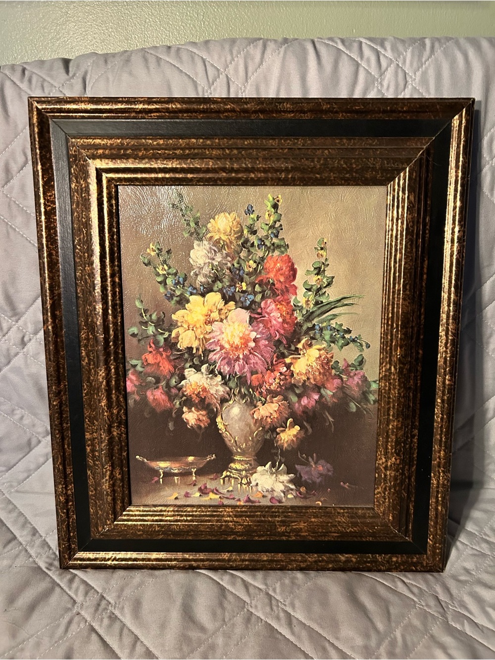 Vintage Framed Floral Still Life Wall Art GORGEOUS